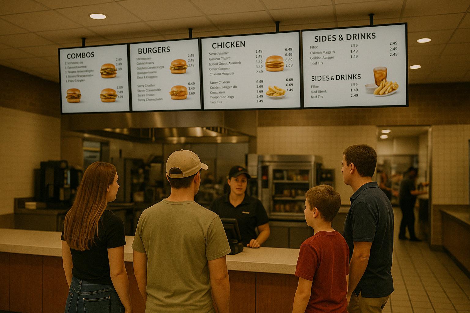 Digital Menu Boards for Quick Service Restaurants